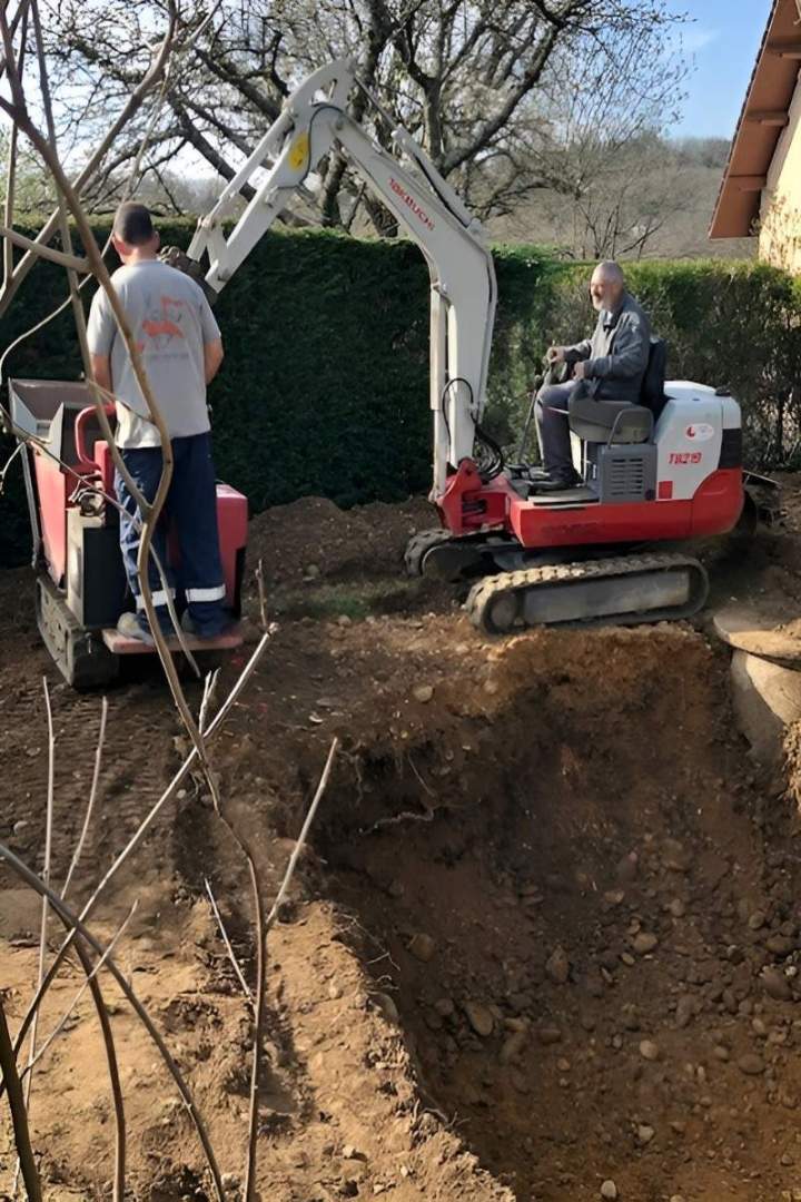 Terrassement de piscine